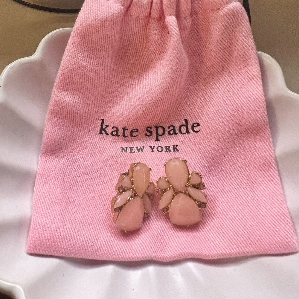 Kate Spade Pink Statement Earrings